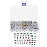 Maxbell 600Pcs Plastic Googly Wiggle Eyes for Teddy Bear Doll Puppet DIY Making Self-Adhesive