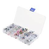 Maxbell 600Pcs Plastic Googly Wiggle Eyes for Teddy Bear Doll Puppet DIY Making Self-Adhesive