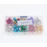 Maxbell Jingle Bells DIY Craft for Wreath Holiday Home Christmas Decor 100pcs 12mm