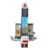 Maxbell Funny Electronic Flash Light Fire Truck Transforming Parking Lot Diecast Vehices Children Intelligence Toy Birthday Gift