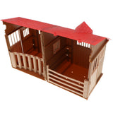 Maxbell DIY Assembling Farm Cabin Paddock Scene Building Kits Educational Toy