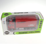 Maxbell 1:38 Scale Diecast Container Truck Construction Vehicle Car Model Toy Red