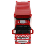 Maxbell 1:38 Scale Diecast Container Truck Construction Vehicle Car Model Toy Red
