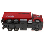 Maxbell 1:38 Scale Diecast Container Truck Construction Vehicle Car Model Toy Red
