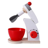 Maxbell Wooden Solid Beech Kitchenware Pretend Play Game Kitchen Toy Blender