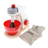 Maxbell Wooden Solid Beech Kitchenware Pretend Play Game Kitchen Toy Blender