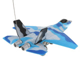 Maxbell Four-tunnel Remote Controlled Aircraft RC Toy Fighter Plane Music Light Toy