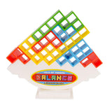 Maxbell Intellectual Tetris Blocks Stacking Balance Board Game Kids Educational Toy