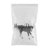 Maxbell Simulation Faux Fur Animal Model Toy Figures Home Decor Black Horse
