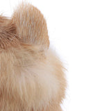 Maxbell Simulation Faux Fur Animal Model Toy Figures Home Decor Light Brown Cat