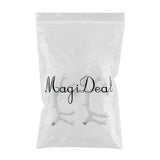 Maxbell Simulation Deer Horns Antlers Costume Accessory for DIY Hair Headband White