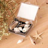 Maxbell Natural Sea Shells Fossils Collection Biology Specimens Science Kit Ornament