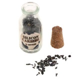 Maxbell Mini Gemstone & Mineral Bottle Collection Kit Home Decor Silicon Carbide