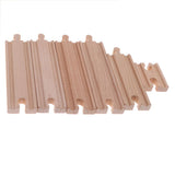 Maxbell Wooden Train Track Toy Compatible Railway Educational 20pcs Bridge Track