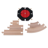 Maxbell Wooden Trains Railway Set Compatible Accessories Big Curved Rail