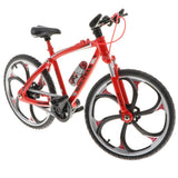 Max 1:10 Scale Alloy Diecast Bike Model Handicraft Bicycle Toy Red1