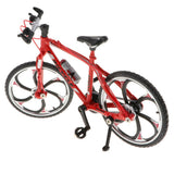 Max 1:10 Scale Alloy Diecast Bike Model Handicraft Bicycle Toy Red1