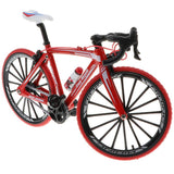 Max 1:10 Scale Alloy Diecast Bike Model Handicraft Bicycle Toy Red2