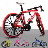 Max 1:10 Scale Alloy Diecast Bike Model Handicraft Bicycle Toy Red2