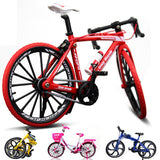Max 1:10 Scale Alloy Diecast Bike Model Handicraft Bicycle Toy Red2