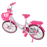 Max 1:10 Scale Alloy Diecast Bike Model Handicraft Bicycle Toy Pink