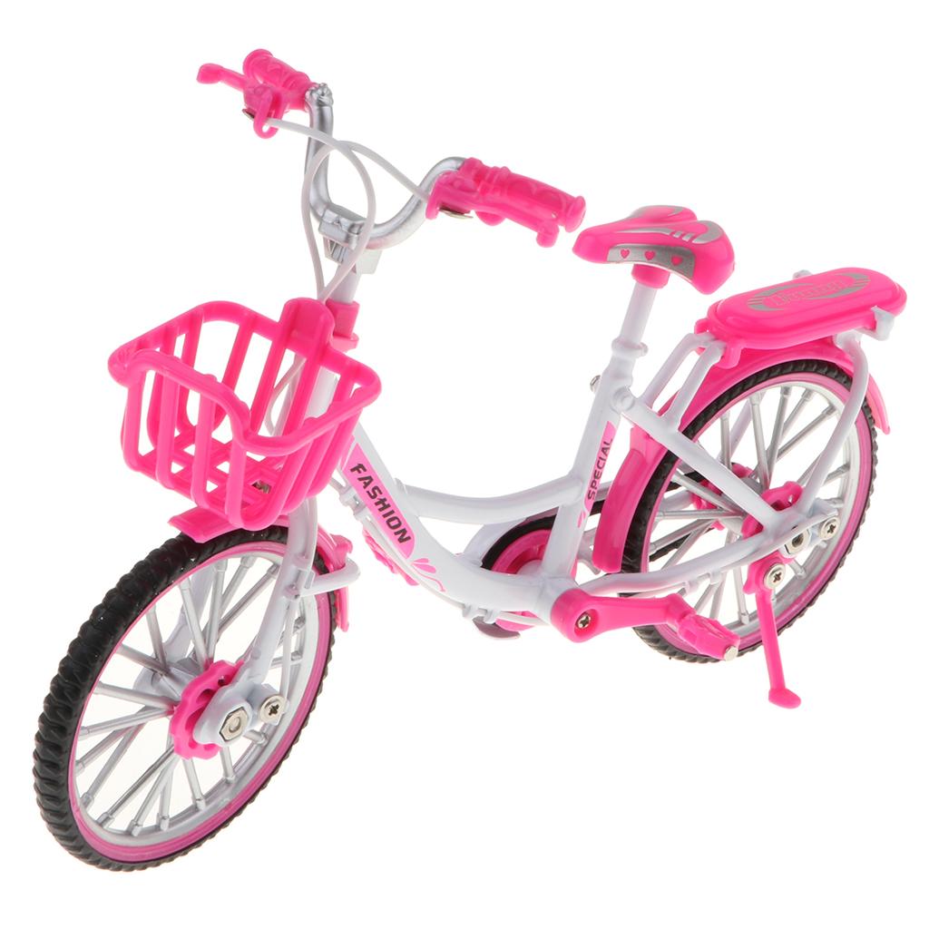 Max 1:10 Scale Alloy Diecast Bike Model Handicraft Bicycle Toy Pink