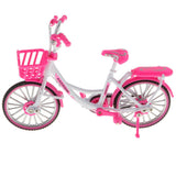 Max 1:10 Scale Alloy Diecast Bike Model Handicraft Bicycle Toy Pink