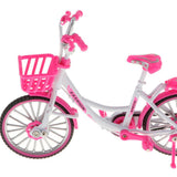 Max 1:10 Scale Alloy Diecast Bike Model Handicraft Bicycle Toy Pink
