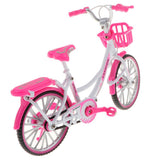 Max 1:10 Scale Alloy Diecast Bike Model Handicraft Bicycle Toy Pink