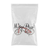 Max 1:10 Scale Alloy Diecast Bike Model Handicraft Bicycle Toy Red Foldable