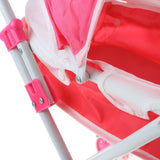 Max Mini Foldable Baby Push Cart Pushchair Stroller Pretend Play Toys Red