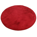 Max 1.2M Soft Coral Fleece Kid Tent Carpet Rug Pad Bedroom Cushion Mat Red