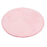 Maxbell 1.2M Soft Coral Fleece Kid Tent Carpet Rug Pad Bedroom Cushion Mat Pink