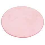 Maxbell 1.2M Soft Coral Fleece Kid Tent Carpet Rug Pad Bedroom Cushion Mat Pink