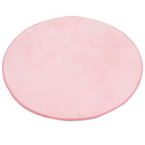 Maxbell 1.2M Soft Coral Fleece Kid Tent Carpet Rug Pad Bedroom Cushion Mat Pink