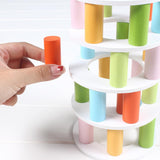 Maxbell Wooden Stacking Pisa Tower Building Blocks Baby Toddler Toy Kid Balance Game