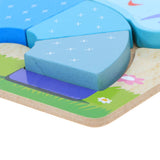 Maxbell Cartoon Cognitive Wooden Jigsaw Puzzles Kids Baby Educational Toy Elephant