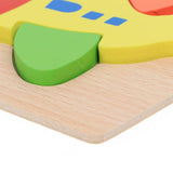 Maxbell Cartoon Cognitive Wooden Jigsaw Puzzles Kids Baby Educational Toy Airplane