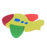 Maxbell Cartoon Cognitive Wooden Jigsaw Puzzles Kids Baby Educational Toy Airplane