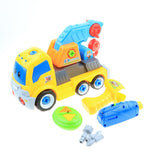 Maxbell Take Apart Toy RC Engineering Car w/ Drill Tool Assemble Kits Trailer