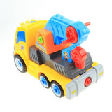 Maxbell Take Apart Toy RC Engineering Car w/ Drill Tool Assemble Kits Trailer