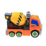 Maxbell Take Apart Toy RC Engineering Car w/ Drill Tool Assemble Kits Mixer Truck