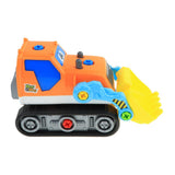 Maxbell Take Apart Toy RC Engineering Car w/ Drill Tool Assemble Kits Bulldozer