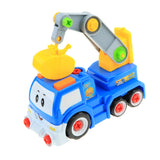 Maxbell Take Apart Toy RC Engineering Car w/ Drill Tool Assemble Kits Crane