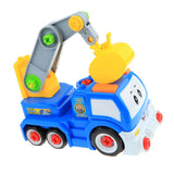 Maxbell Take Apart Toy RC Engineering Car w/ Drill Tool Assemble Kits Crane