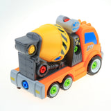 Maxbell DIY Disassembly Engineering Vehicles Tools Nuts Toy Set Cement Mixer