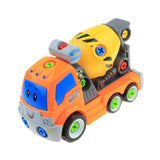 Maxbell DIY Disassembly Engineering Vehicles Tools Nuts Toy Set Cement Mixer