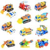 Maxbell DIY Disassembly Engineering Vehicles Tools Nuts Toy Set Cement Mixer