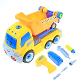 Maxbell DIY Disassembly Engineering Vehicles Tools Nuts Toy Set Transporter Truck