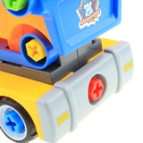 Maxbell DIY Disassembly Engineering Vehicles Tools Nuts Toy Set Transporter Truck